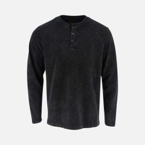 Thorogood Heavyweight Vintage-Wash Long Sleeve Henley