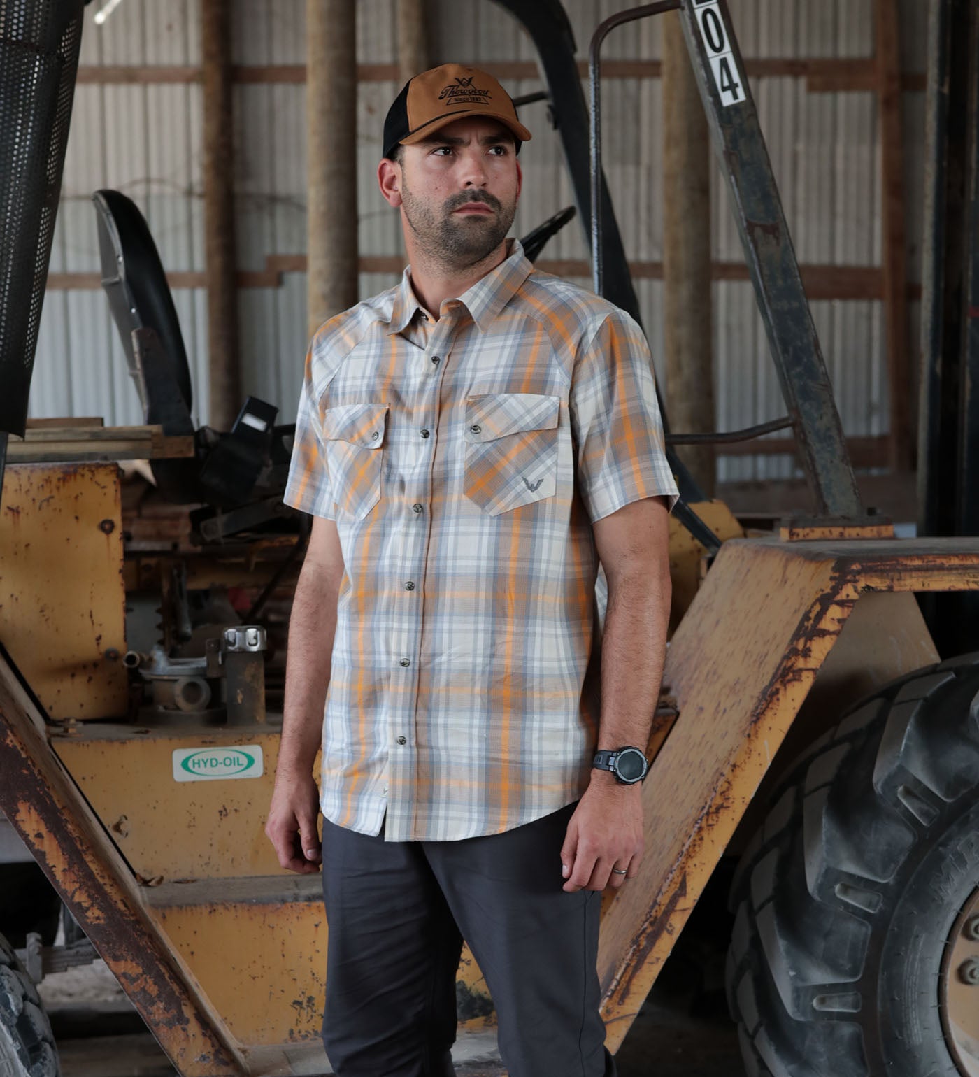 Thorogood Short Sleeve Western Shirt With Snaps - Image 6