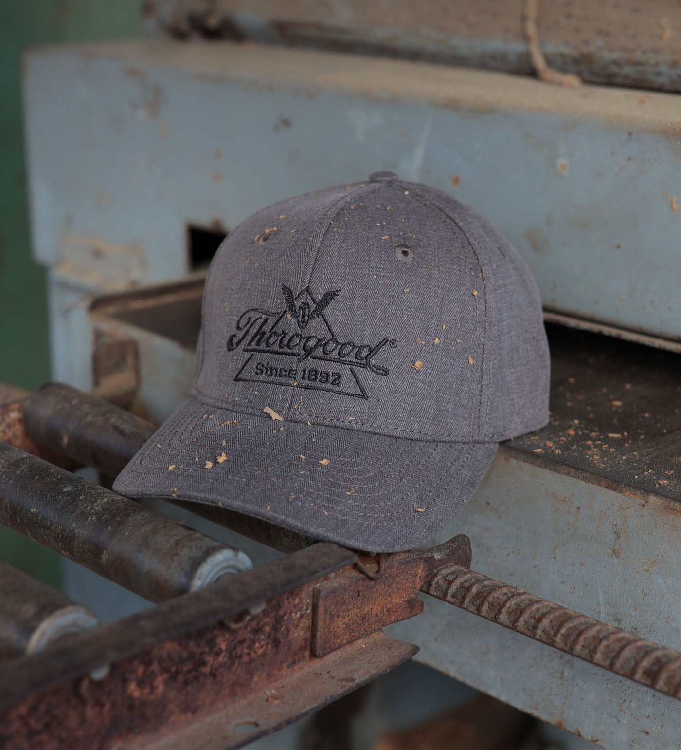 Thorogood Crafting Herringbone Leather Strap Hat - Image 2
