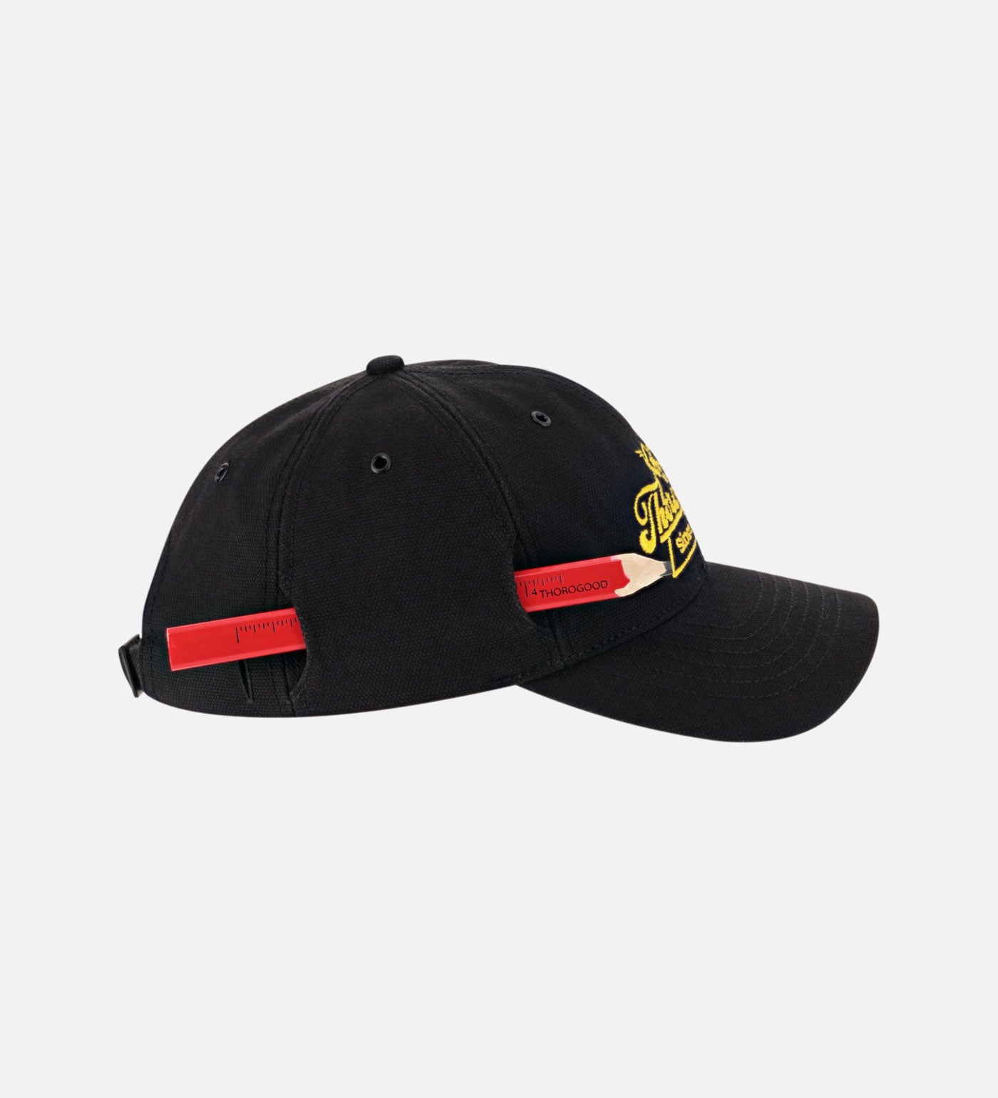 Thorogood Workman's Pencil Pocket Heavy Canvas Hat with Carpenter Pencil - Image 3