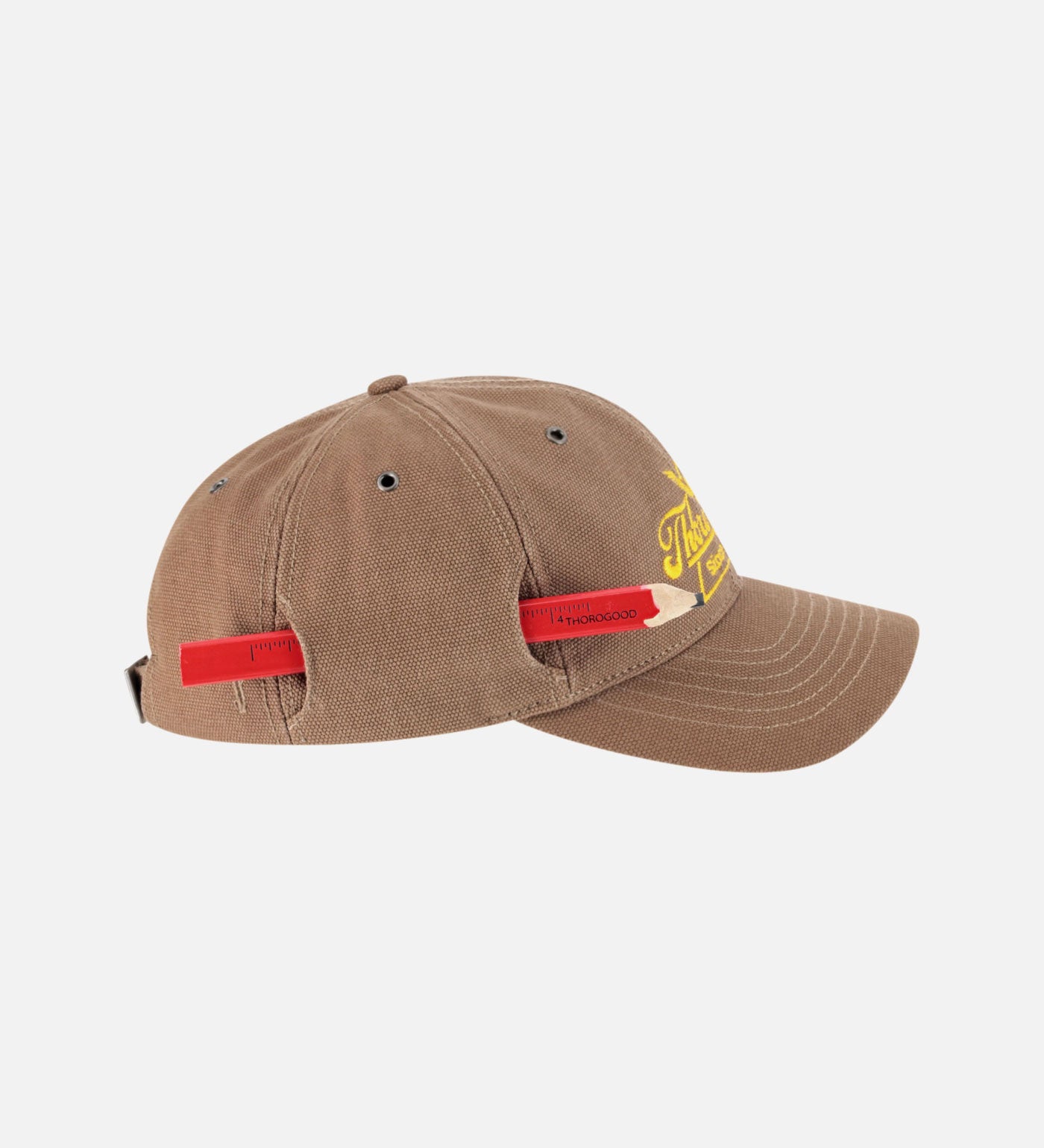 Thorogood Workman's Pencil Pocket Heavy Canvas Hat with Carpenter Pencil - Image 7